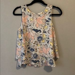 Floral tank top